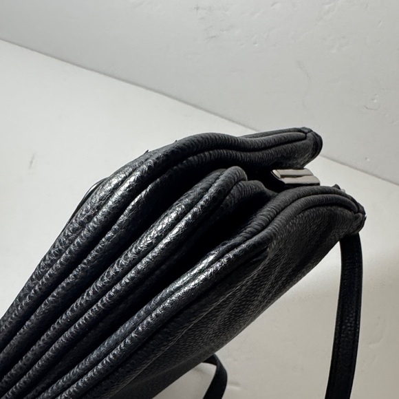 Nine West Black Kisslock Crossbody Bag Shoulder Bag - Picture 5 of 10